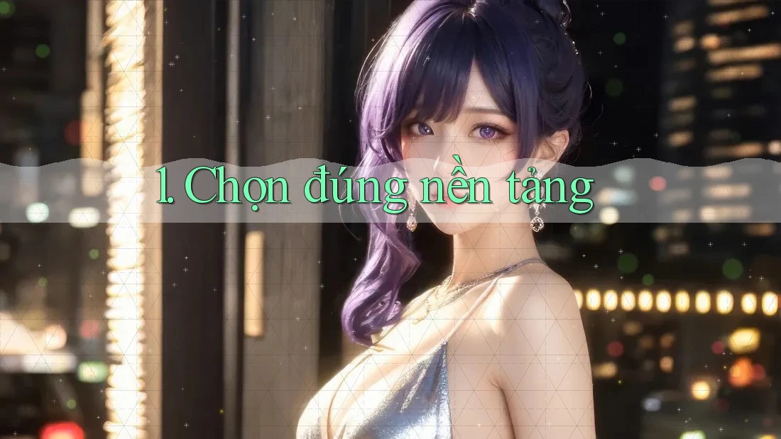 1. Chọn đúng nền tảng