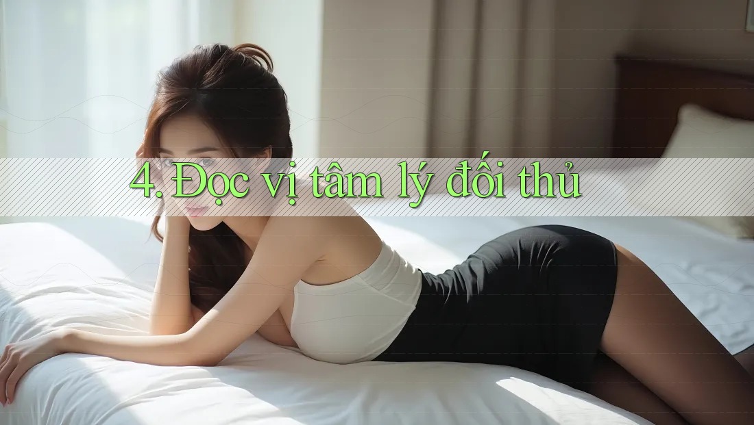 4. Đọc vị tâm lý đối thủ 4. Đọc vị tâm lý đối thủ