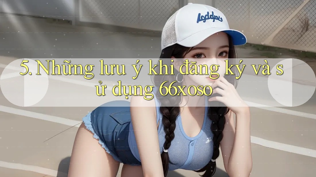 5. Những lưu ý khi đăng ký và sử dụng 66xoso