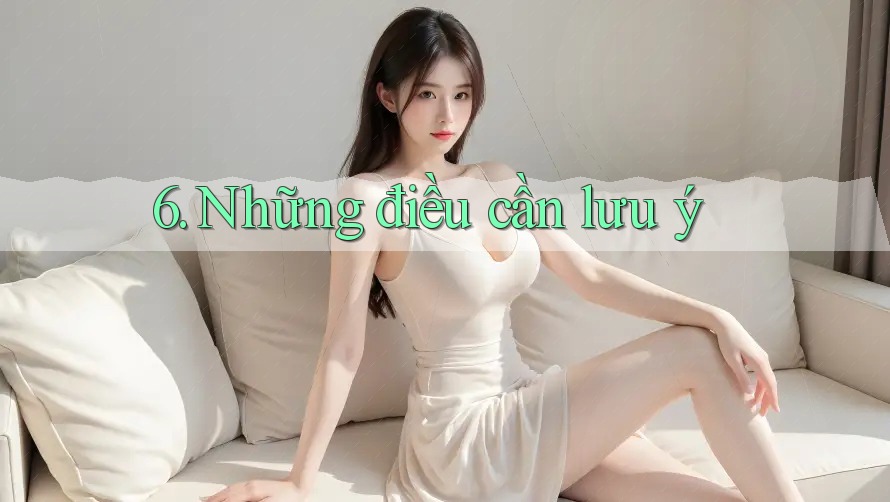 6. Những điều cần lưu ý 6. Những điều cần lưu ý