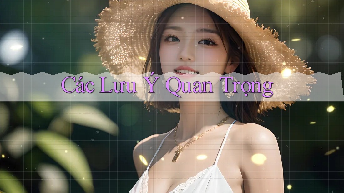 Các Lưu Ý Quan Trọng Các Lưu Ý Quan Trọng