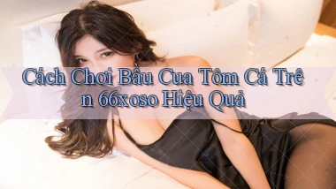 cách chơi bầu cua tôm cá trên 66xoso hiệu quả