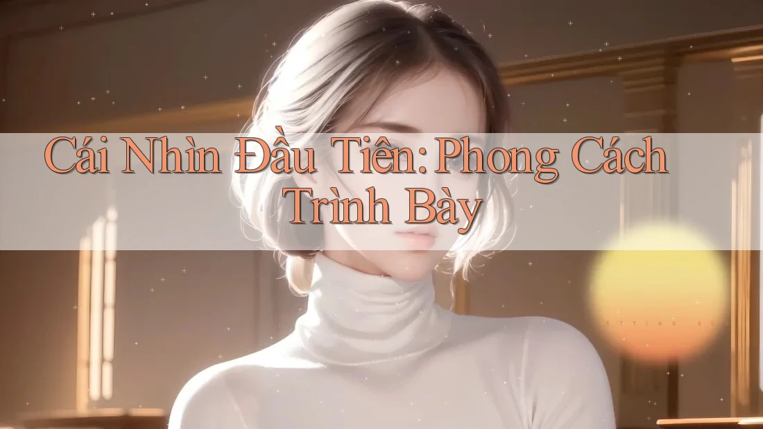 Cái Nhìn Đầu Tiên: Phong Cách Trình Bày Cái Nhìn Đầu Tiên: Phong Cách Trình Bày
