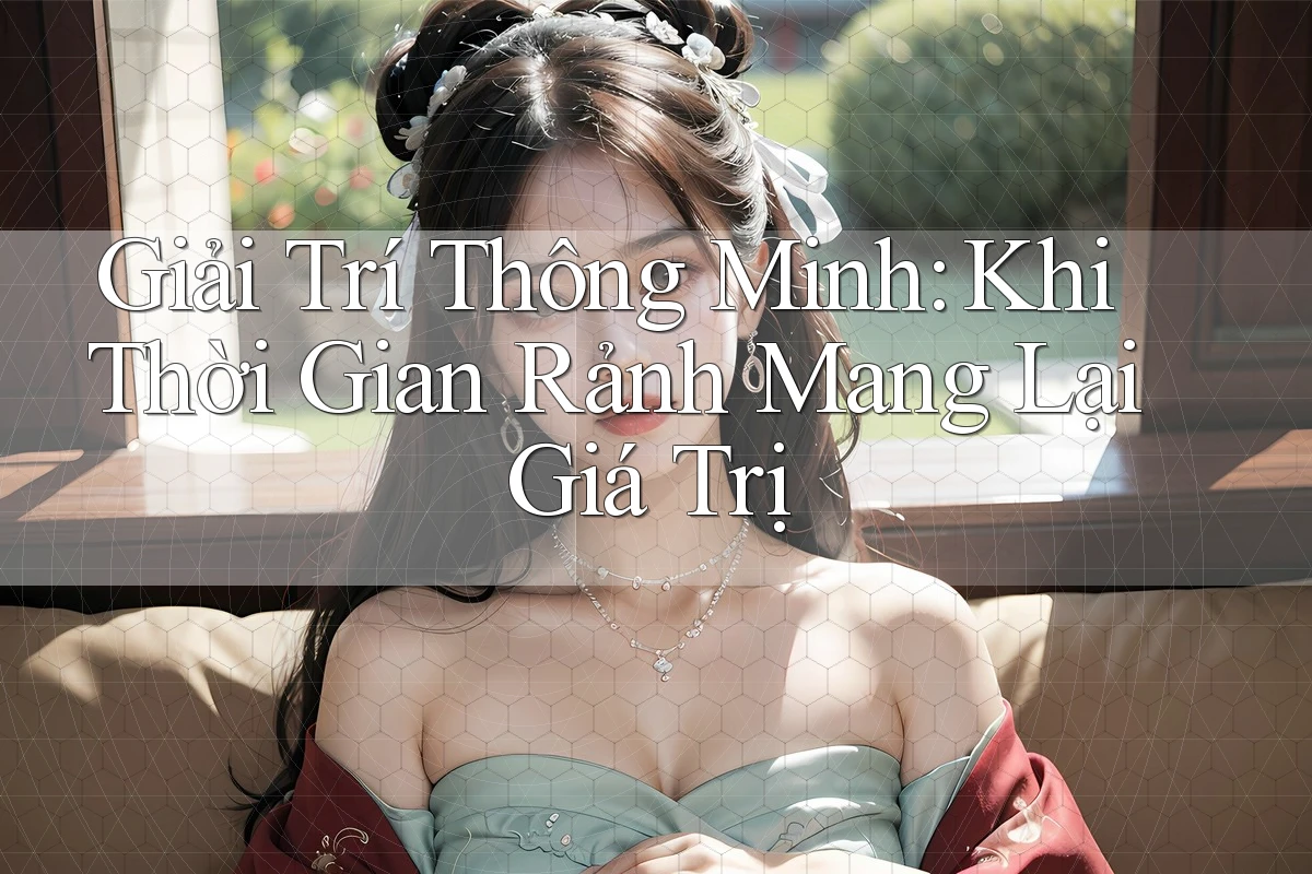 Giải Trí Thông Minh: Khi Thời Gian Rảnh Mang Lại Giá Trị Giải Trí Thông Minh: Khi Thời Gian Rảnh Mang Lại Giá Trị