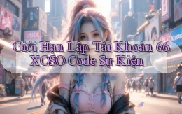 giới hạn lập tài khoản 66xoso code sự kiện