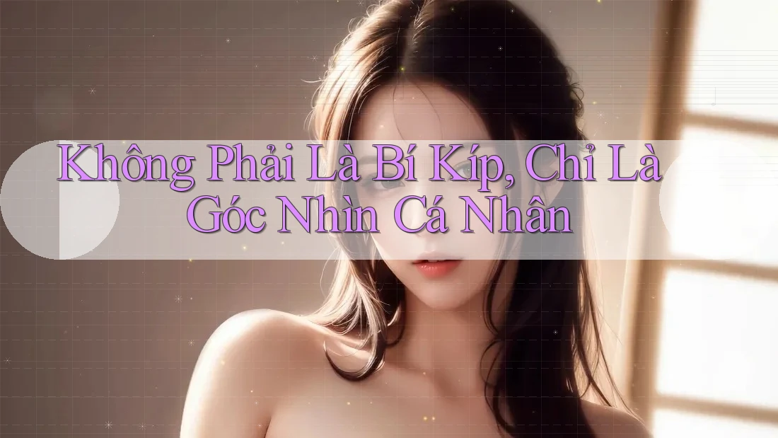 Không Phải Là Bí Kíp, Chỉ Là Góc Nhìn Cá Nhân Không Phải Là Bí Kíp, Chỉ Là Góc Nhìn Cá Nhân