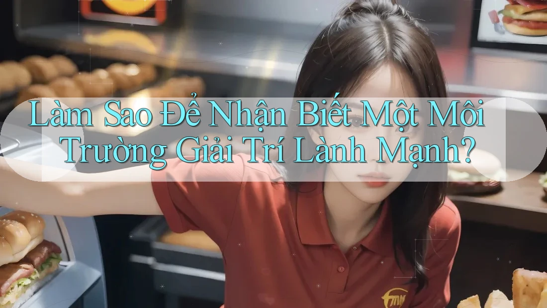 Làm Sao Để Nhận Biết Một Môi Trường Giải Trí Lành Mạnh?