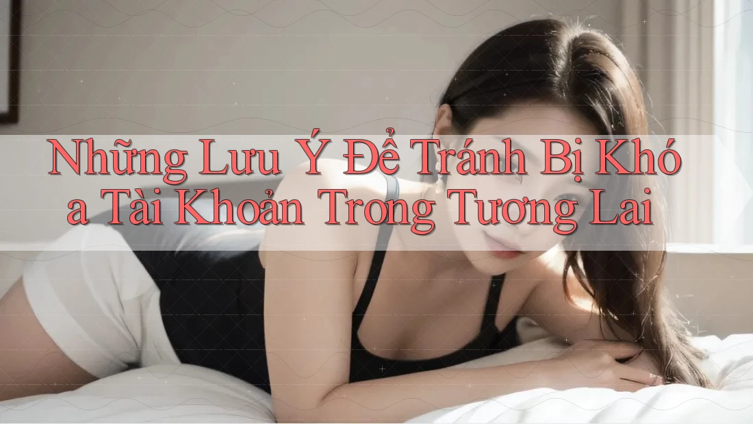 Những Lưu Ý Để Tránh Bị Khóa Tài Khoản Trong Tương Lai Những Lưu Ý Để Tránh Bị Khóa Tài Khoản Trong Tương Lai